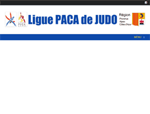 Tablet Screenshot of judo-paca.com